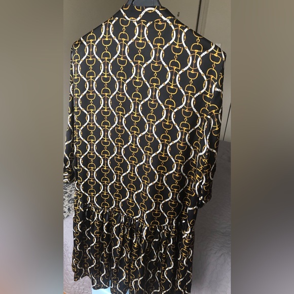 Zara chain scarf print dress. - Picture 6 of 8